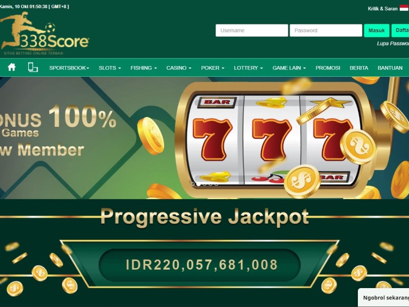 Jamin Untung Bermain Judi Slot Online Bersama&nbsp;338SCORE